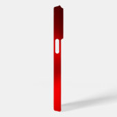 メタリックレッドおよびブラックジオメトリックデザイン Case-Mate iPhoneケース (裏面 / 右)