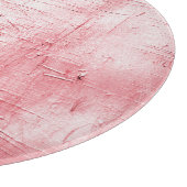 メタリックレッドのキャンバス：ブラシストロークのエレガンス。 カッティングボード (角)