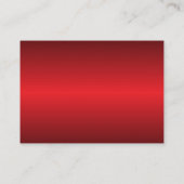 メタリックレッドのスターライト – 披露宴 エンクロージャーカード (裏面)