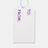 メタリックロマンスの反響 ギフトタグ (裏面)