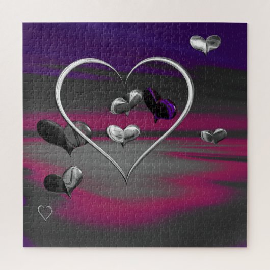 メタリックロマンスの反響 ジグソーパズル (縦)