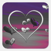 メタリックロマンスの反響 スクエアシール (正面)