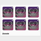 メタリックロマンスの反響 スクエアシール (シート)