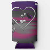 メタリックロマンスの反響 スリム缶クーラー (正面)