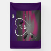 メタリックロマンスの反響 横断幕 (縦)