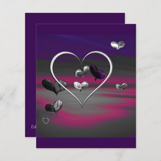 メタリックロマンス紙シートのエコー (正面/裏面)