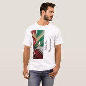 メタリックワンダーランド：きらめく赤と緑 Tシャツ (正面フル)