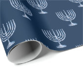 メタリック充填材（ユダヤ教）メノラー ラッピングペーパー (ロールコーナー)