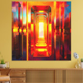 メタリック天空 キャンバスプリント (インサイチュ (リビング))