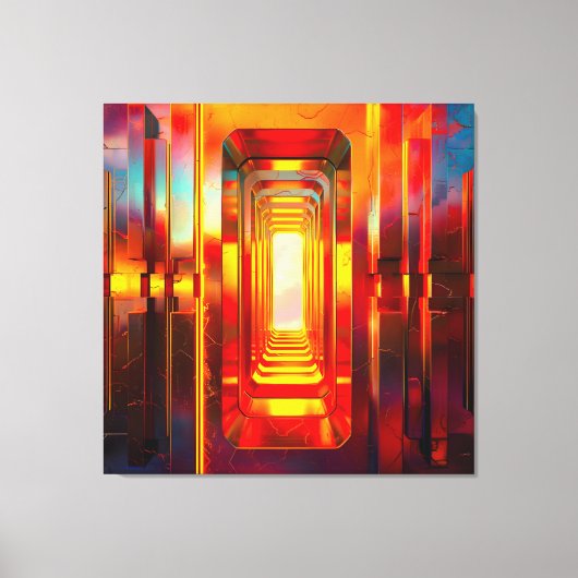 メタリック天空 キャンバスプリント (正面)