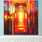 メタリック天空 キャンバスプリント (インサイチュ (ウッドフロア))