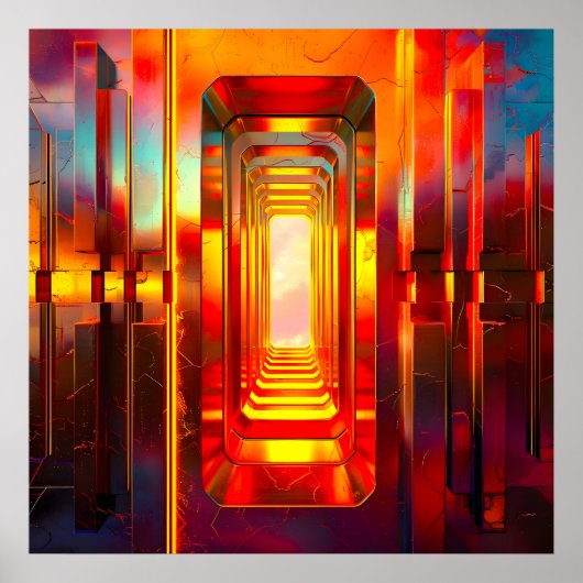 メタリック天空 ポスター (正面)