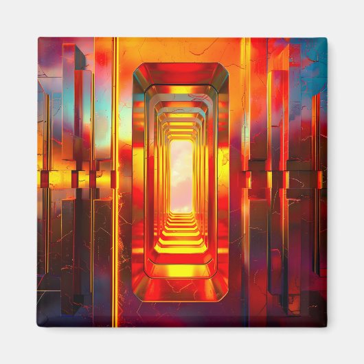 メタリック天空 マグネット (正面)