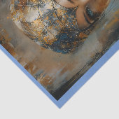 メタリック女性油彩画デクペ離れージ161 薄葉紙 (詳細)