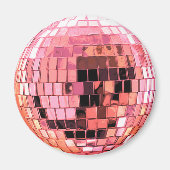 メタリック数々のディスコボール マグネット (正面)