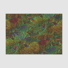 メタリック数々のフローラルパターンティッシュペーパー 薄葉紙