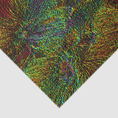 メタリック数々のフローラルパターンティッシュペーパー 薄葉紙 (詳細)