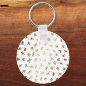 メタリック星 – 金ゴールド キーホルダー (裏面)