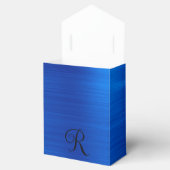 メタリック王室のブルーカーリーブラックモノグラム フェイバーボックス (オープン)