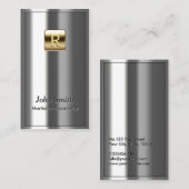 メタリック王室の武術アーツビジネスカード 名刺 (正面/裏面)