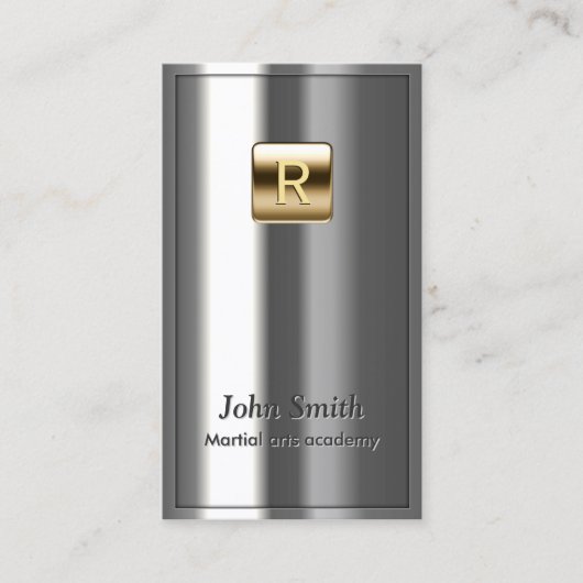 メタリック王室の武術アーツビジネスカード 名刺 (正面)
