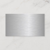 メタリック空白のルッキングの名刺 名刺 (正面)