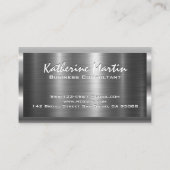 メタリック背景 名刺 (裏面)