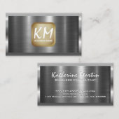 メタリック背景 名刺 (正面/裏面)