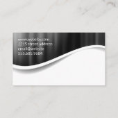 メタリック背景 | 獅子盾 名刺 (裏面)