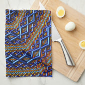 メタリック華美マゲンダビデ キッチンタオル (四つ折り)