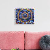 メタリック華美マゲンダビデ キャンバスプリント (インサイチュ (リビング))