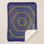 メタリック華美マゲンダビデ シェルパブランケット (正面)