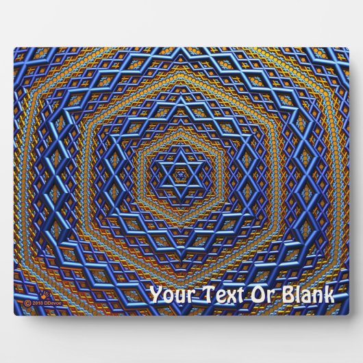 メタリック華美マゲンダビデ フォトプラーク (正面)