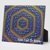 メタリック華美マゲンダビデ フォトプラーク (側面)