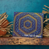 メタリック華美マゲンダビデ フォトプラーク (側面)