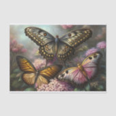 メタリック蝶のデコページ 薄葉紙 (正面)