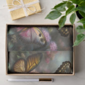 メタリック蝶のデコページ 薄葉紙 (ギフト)