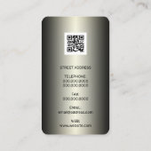 メタリック計算フェイク機 名刺 (裏面)