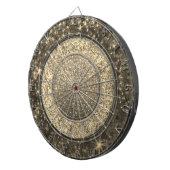 メタリック金ゴールドグラデーションきらきら光るスタイリッシュラグジュアリー ダーツボード (正面右)