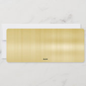 メタリック金ゴールドドットミント応援年末年始 シーズンカード (裏面)