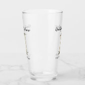 メタリック金ゴールド結婚1周年 タンブラーグラス (左)