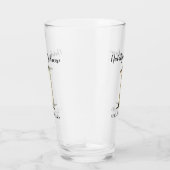 メタリック金ゴールド結婚1周年 タンブラーグラス (右)