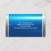 メタリック銀 | セミトラック 名刺 (裏面)