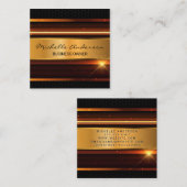 メタリック高光沢バックグラウンド スクエア名刺 (正面/裏面)