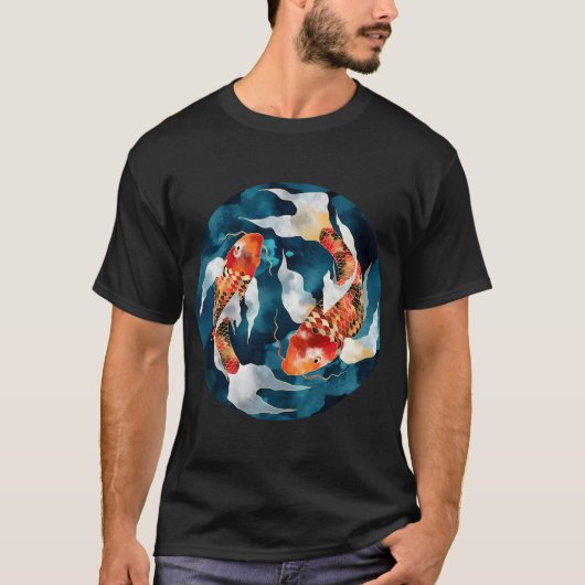 メタリック鯉 Tシャツ (正面)