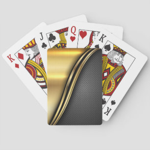 メタリック黄金のダークウェーブ トランプ