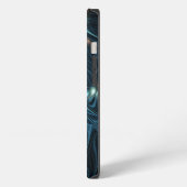 メタリック クモの巣 iPhoneケース (左側面)