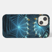 メタリック クモの巣 iPhoneケース (裏面横)