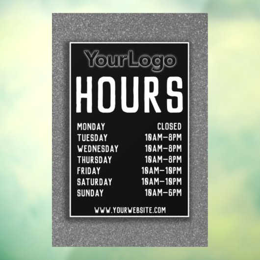 メタリック グリッター ショップ デコレーション ストア アワー グランド オープニング ウィンドウサイン (シート3)