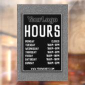 メタリック グリッター ショップ デコレーション ストア アワー グランド オープニング ウィンドウサイン (シート2)